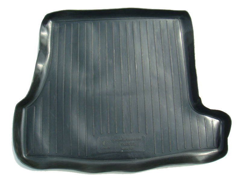 Коврик в багажник Volkswagen Passat (B5) '1996-2005 (седан) L.Locker (черный, резиновый)
