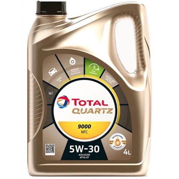 Масло моторное Total QUARTZ 9000 NFC 5W-30 4 л (216627)