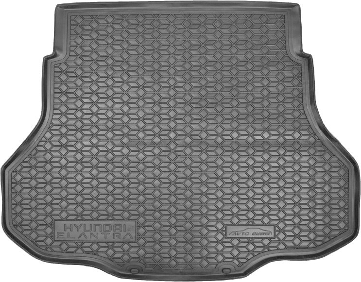 Коврик в багажник Hyundai Elantra '2020-> Avto-Gumm (черный, пластиковый)