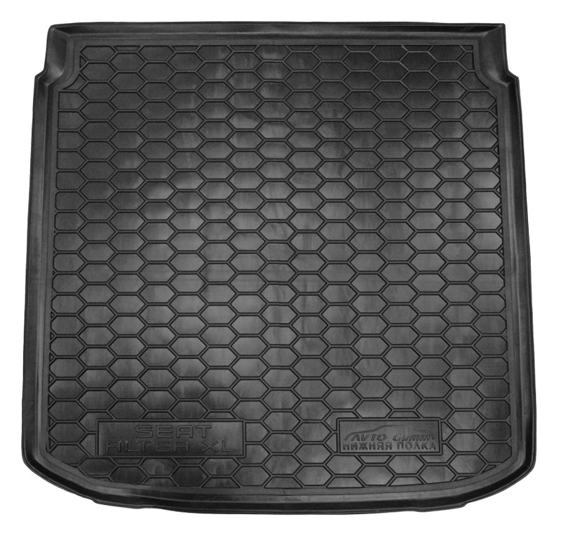Коврик в багажник Seat Altea XL '2007-> (нижний) Avto-Gumm (черный, пластиковый)