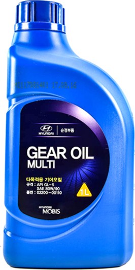 Масло трансмиссионное Mobis Gear Oil Multi 80W-90 GL-5 1 л (02200-00110)