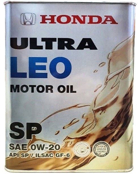 Масло моторное Honda Ultra Leo API SP/GF-6 0W20 4 л (0822799974)