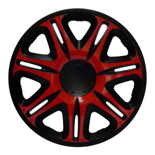 Колпаки на колеса (комплект 4 шт., модель Nascar Red&Black, размер 16 дюймов) J-Tec