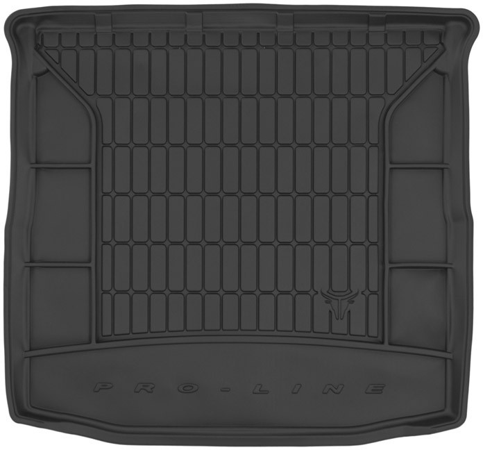 Коврик в багажник Mitsubishi Outlander '2012-> (7-ми местный, длинный) Frogum (черный, резиновый)