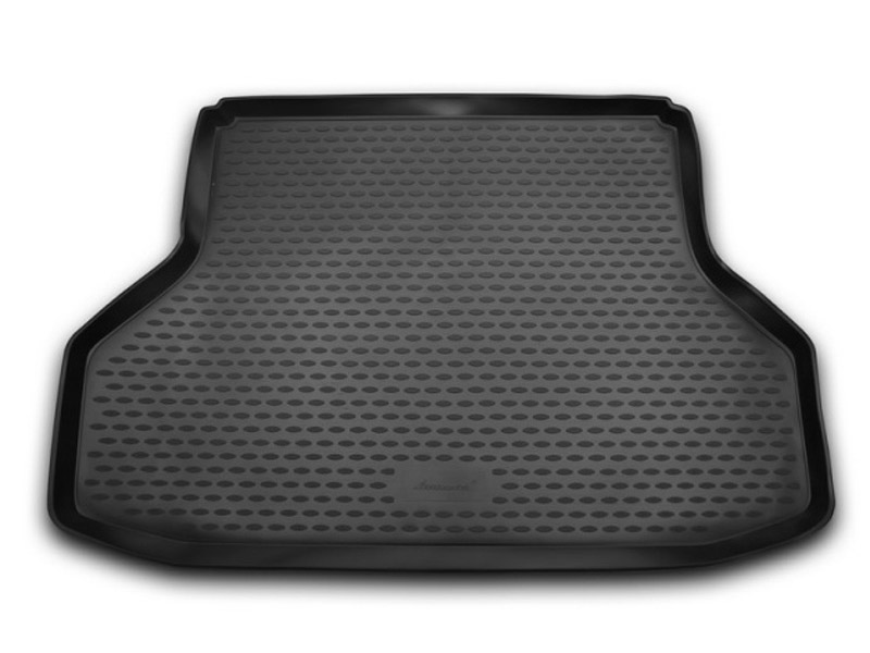 Коврик в багажник Daewoo Gentra '2013-> (седан) Cartecs (черный, полиуретановый)