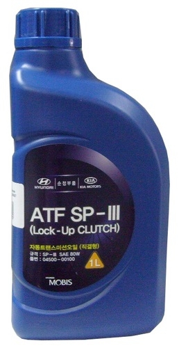 Жидкость для АКПП Hyundai, Kia ATF SP 3, 1 л, ориг.№ 04500-00100