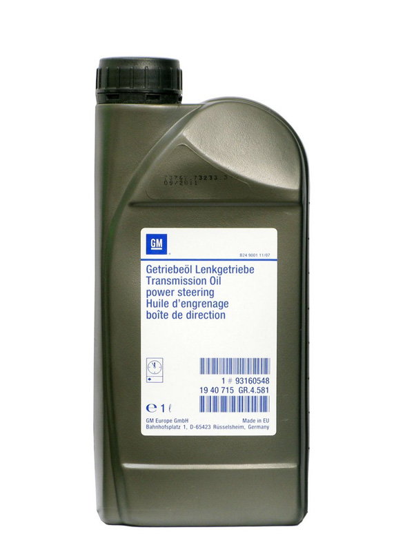 Жидкость для электрогидроусилителя руля GM PSF, 1 л, ориг.№ 1940715