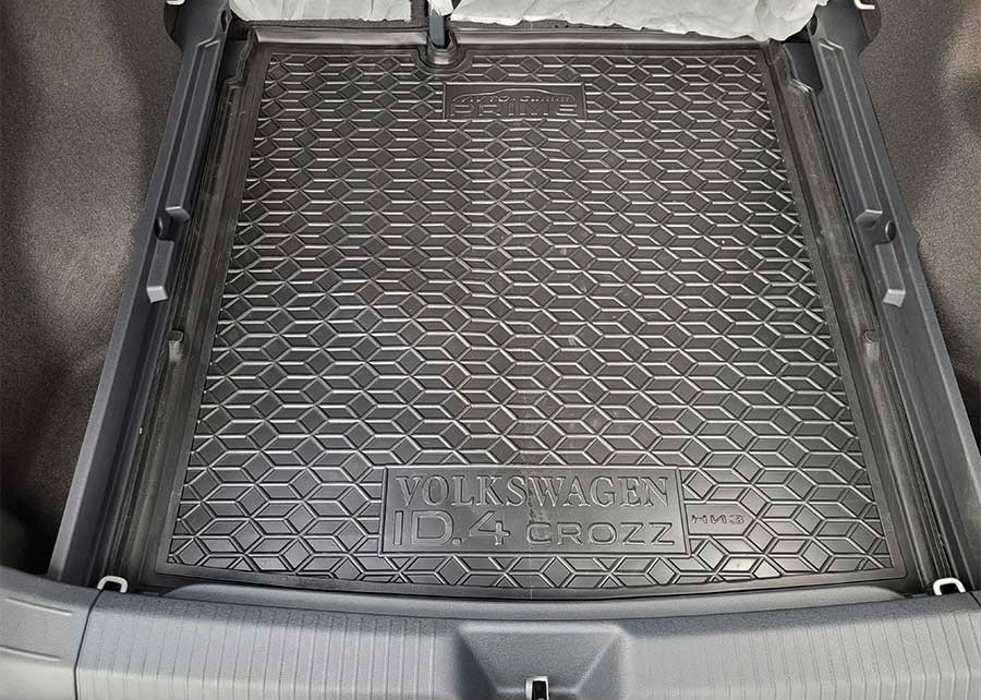 Коврик в багажник Volkswagen ID4 '2020-> (Prime, нижняя полка) Avto-Gumm (черный, полиуретановый)