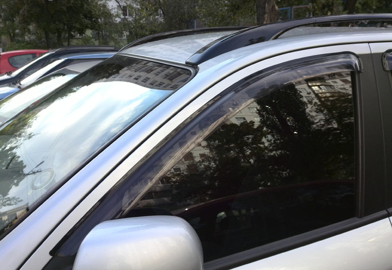 Дефлекторы окон Hyundai Santa Fe '2006-2012 (передние, дымчатые) EGR