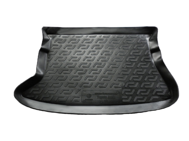 Коврик в багажник Toyota Auris '2007-2012 (хетчбек) L.Locker (черный, пластиковый)