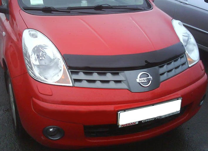 Дефлектор капота Nissan Note '2005-2009 (без логотипа) EGR