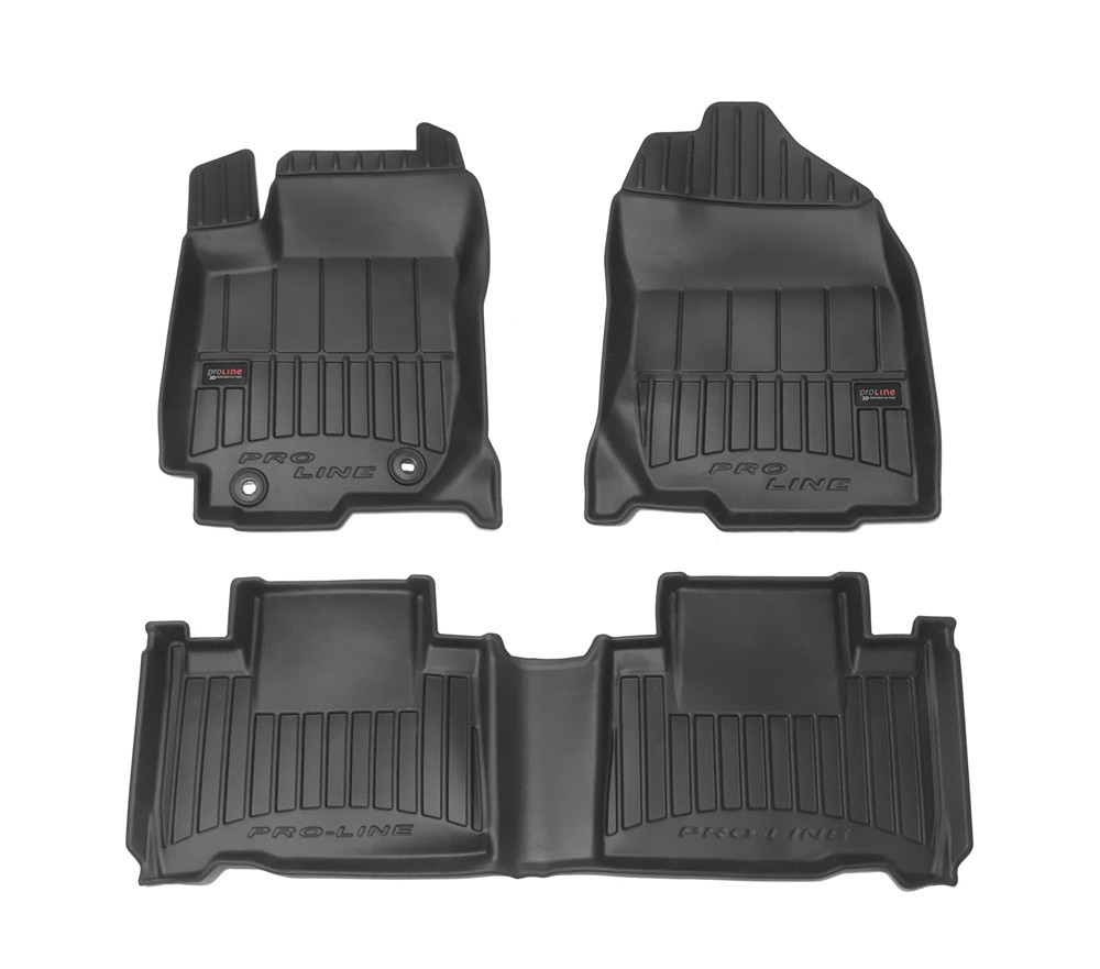 Коврики в салон Toyota RAV4 '2013-2019 (Hybrid, 3D) Frogum (черные)