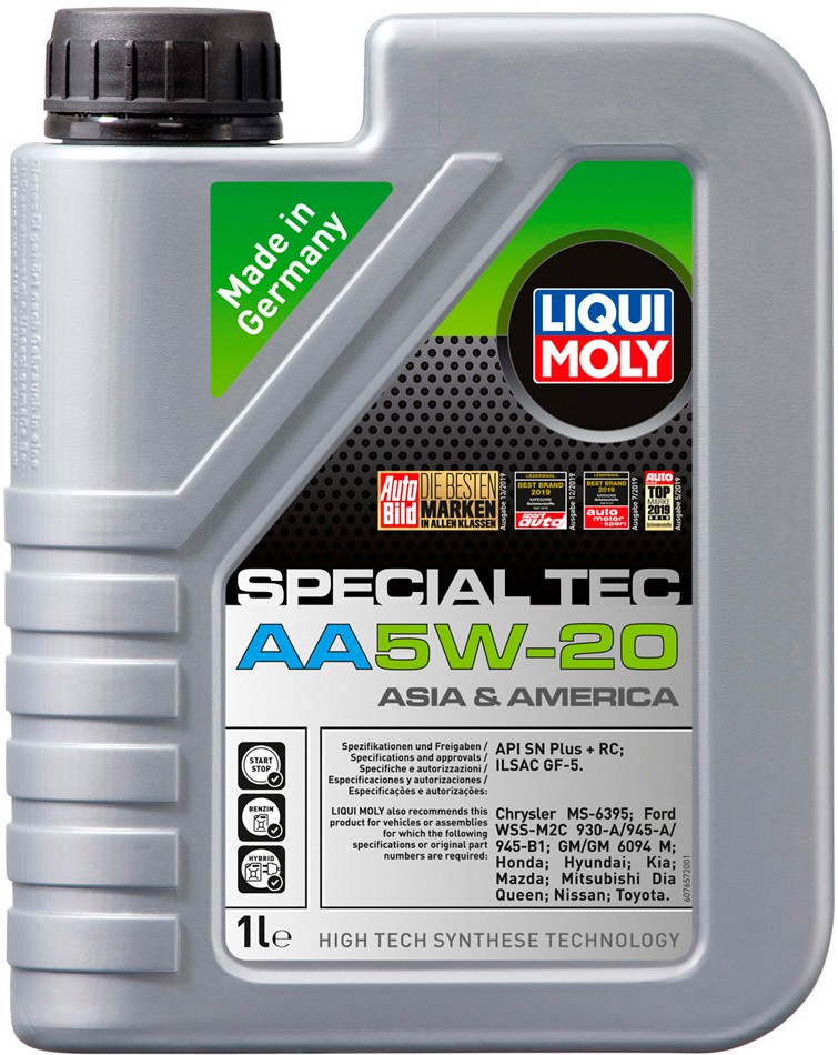 Синтетическое Масло моторное Liqui Moly Special Tec AA 5W-20 1 л (7620)