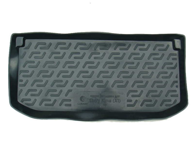 Коврик в багажник Chery Kimo (A1) '2007-> (хетчбек) L.Locker (черный, пластиковый)
