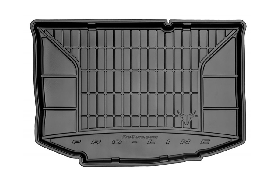 Коврик в багажник Ford Fiesta '2008-2017 (хетчбек) Frogum (черный, резиновый)