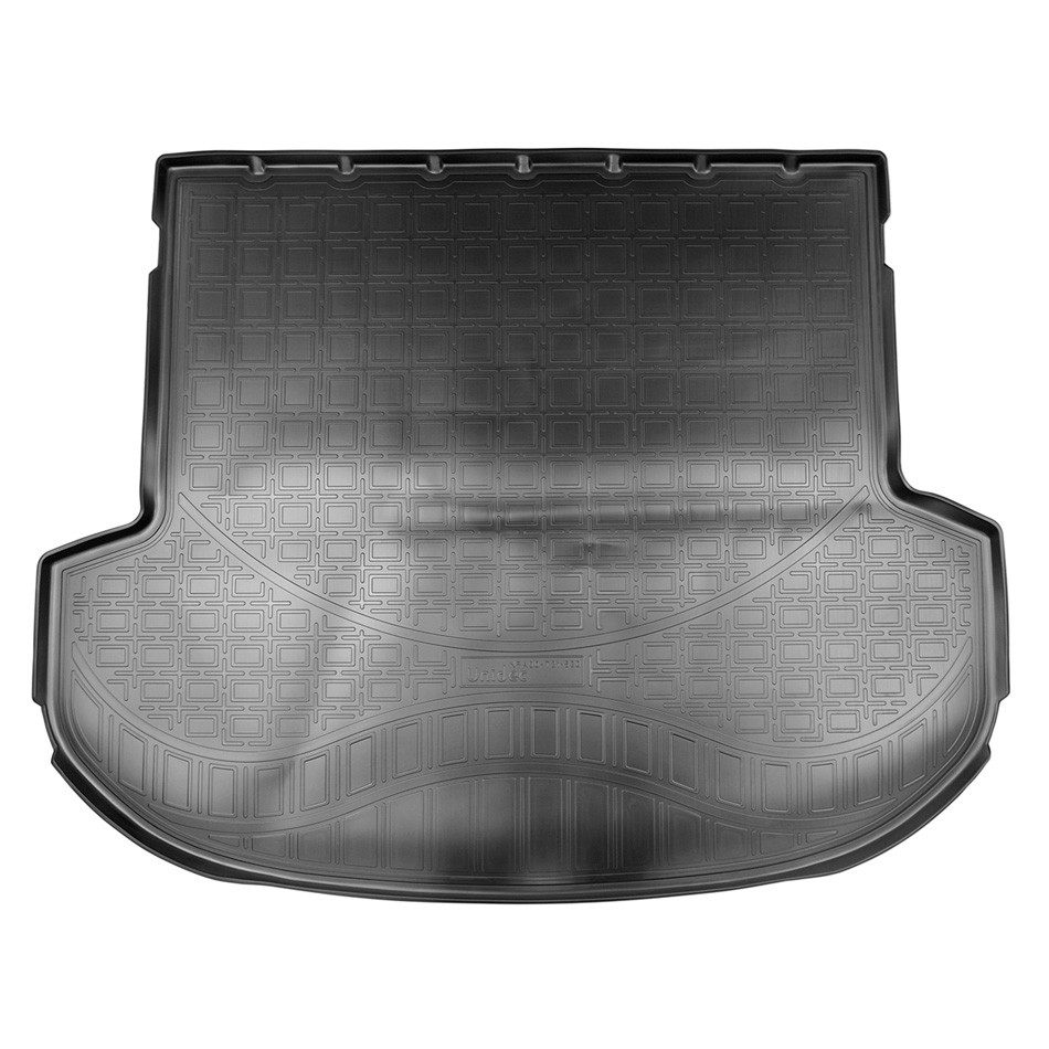 Коврик в багажник Hyundai Santa Fe '2018-2020 (5-ти местный) Norplast (черный, пластиковый)
