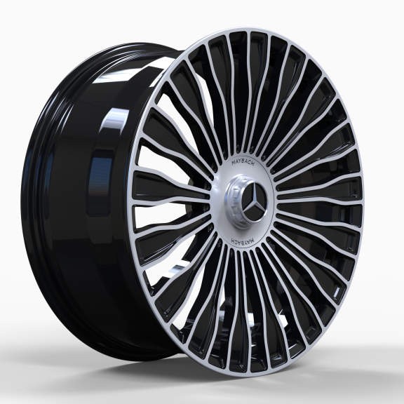 Диски R21 5x112 34 9.0J h 66.5 MR1368  GLOSS-BLACK-WITH-MACHINED-FACE FORGED