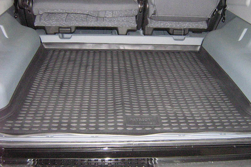 Коврик в багажник УАЗ (UAZ) Патриот (3163) '2005-> (Limited) Novline-Autofamily (черный, полиуретановый)