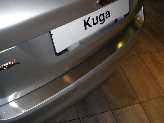 Накладка на бампер Ford Kuga '2008-2013 (прямая, исполнение Premium) NataNiko