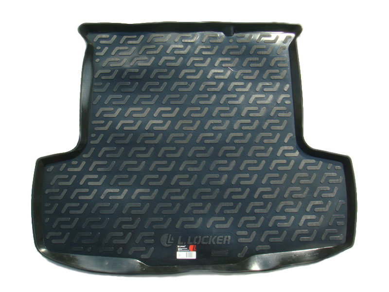 Коврик в багажник Fiat Linea '2007-> (седан) L.Locker (черный, пластиковый)