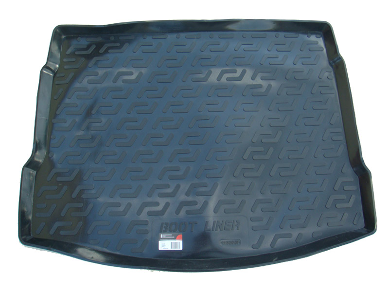 Коврик в багажник Nissan Qashqai '2007-2014 L.Locker (черный, пластиковый)