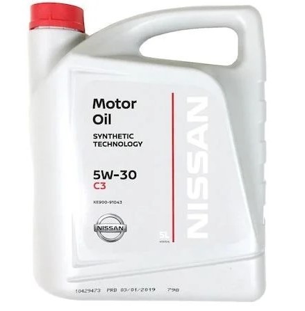 Масло моторное Nissan Motor Oil C3 5W-30 5 л (KE90091043)