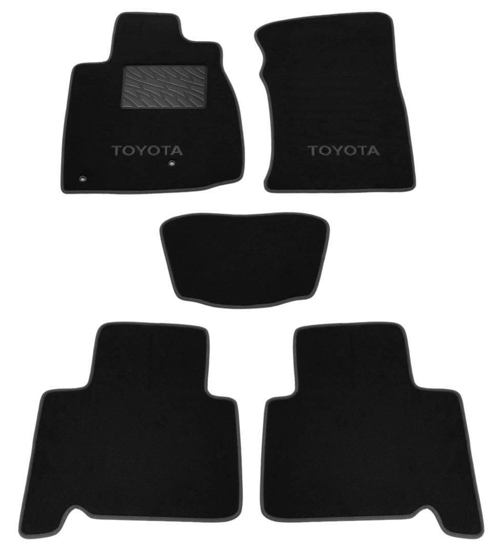 Коврики в салон Toyota Land Cruiser Prado 120 '2002-2009 (5 мест, исполнение COMFORT, WIENA) CMM (черные)