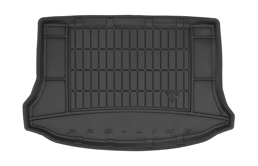 Коврик в багажник Volvo V40 '2012-> (хетчбек, докатка) Frogum (черный, резиновый)