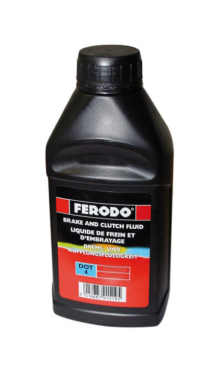 Тормозная жидкость BRAKE FLUID DOT 4, 0,25 л, ориг.№ FBX025 Ferodo