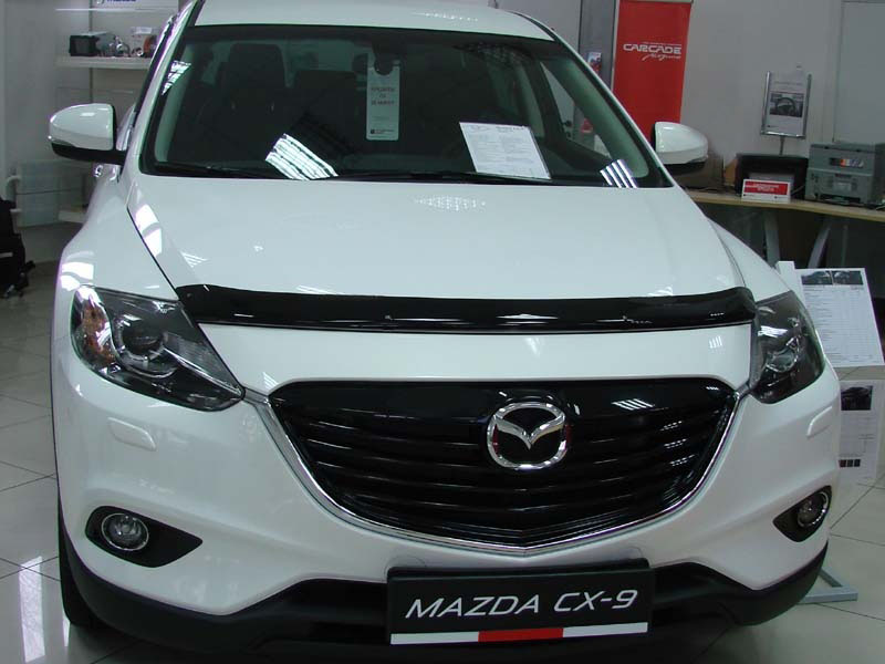 Дефлектор капота Mazda CX-9 '2013-2016 (без логотипа) Sim