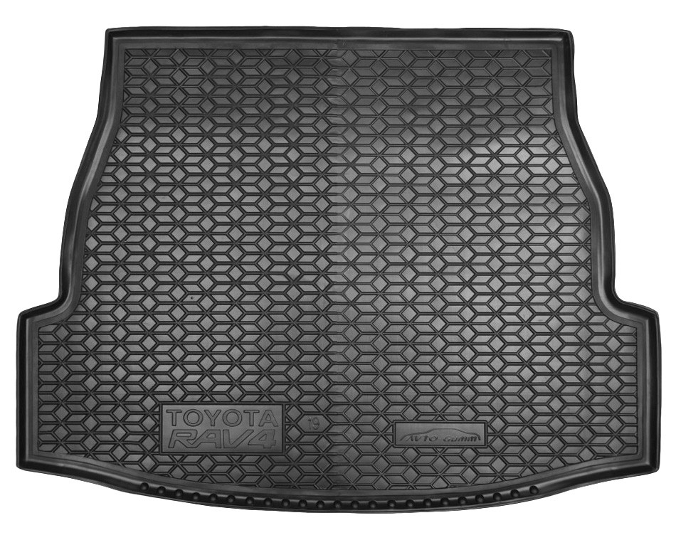 Коврик в багажник Toyota RAV4 '2019-> (верхняя полка) Avto-Gumm (черный, пластиковый)