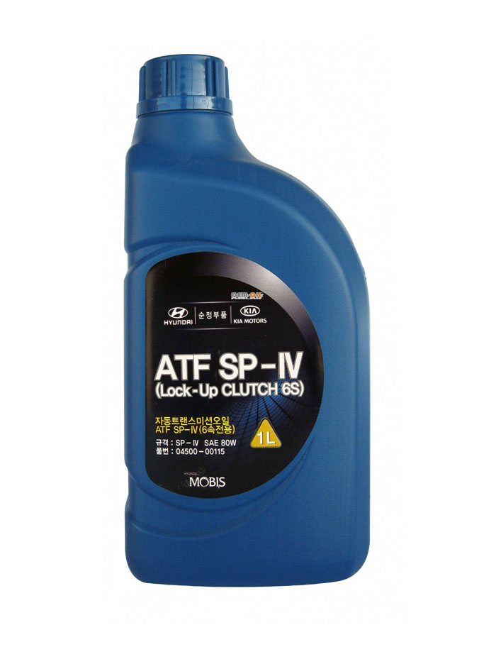 Жидкость для АКПП Hyundai, Kia ATF SP 4, 1 л, ориг.№ 04500-00115