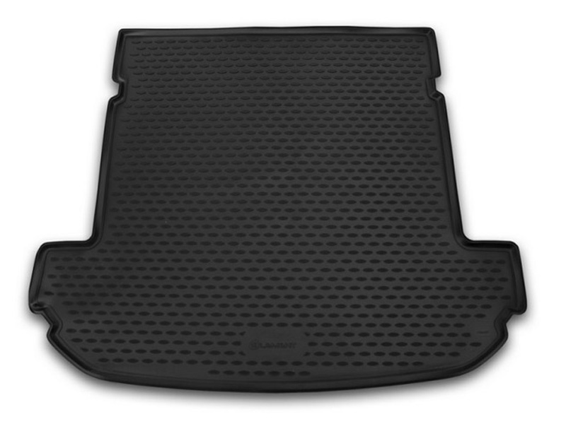 Коврик в багажник KIA Sorento '2014-2020 (7-ми местный, длинный) Cartecs (черный, полиуретановый)