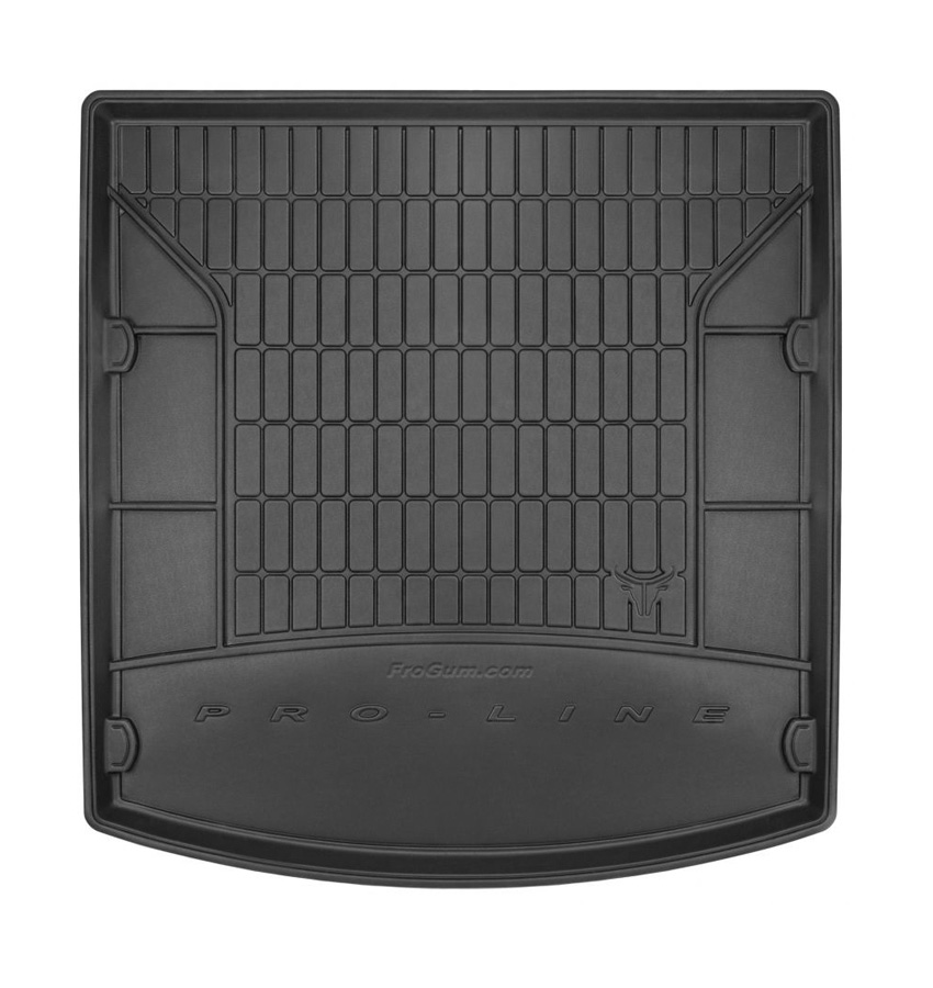 Коврик в багажник Audi A6 (C7) '2011-2018 (седан) Frogum (черный, резиновый)