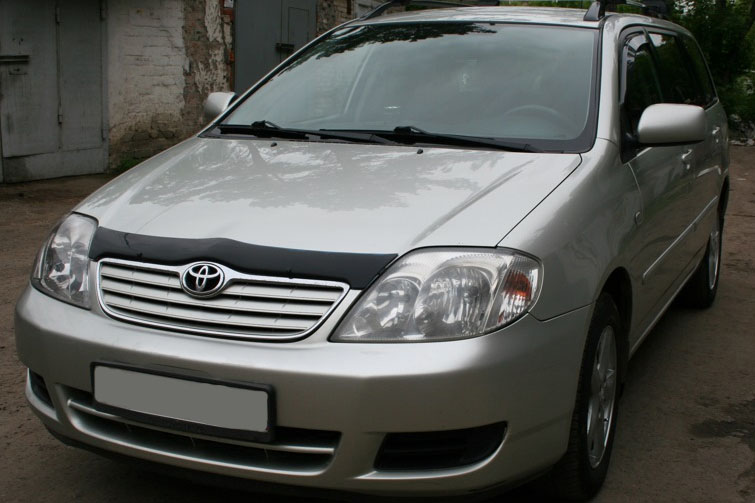 Дефлектор капота Toyota Corolla '2001-2007 (универсал, без логотипа) Sim