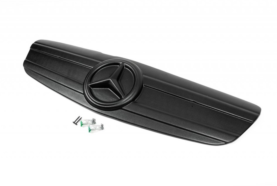 Зимняя накладка на решетку радиатора для Mercedes-Benz Vito (W639) '2010-2014 (верхняя решетка) матовая FLY