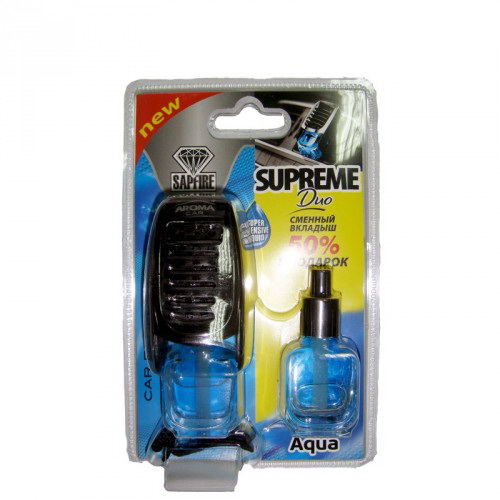 Ароматизатор Sapfire Aroma Car Supreme Duo Аква 2 шт по 8 мл (5907718922530)
