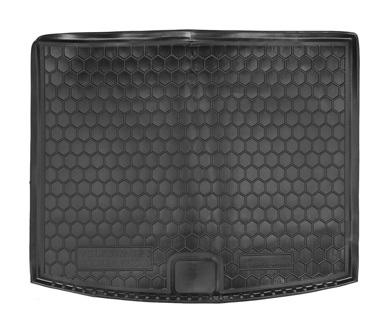 Коврик в багажник Volkswagen Touareg '2010-2018 (2-х зонный климат-контроль) Avto-Gumm (черный, пластиковый)
