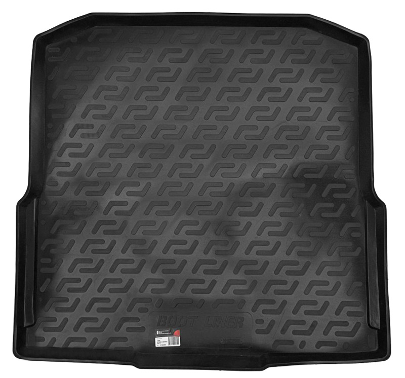 Коврик в багажник Skoda Octavia A7 '2013-2020 (универсал) L.Locker (черный, пластиковый)