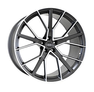 Диски R22 5x112 21 10.0J h 66.5 A970 MATTE-GRAPHITE-WITH-MACHINED-FACE FORGED