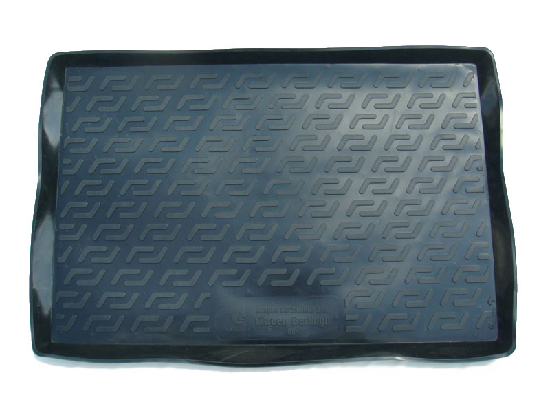 Коврик в багажник Citroen Berlingo '2008-2018 (пассажирский) L.Locker (черный, резиновый)