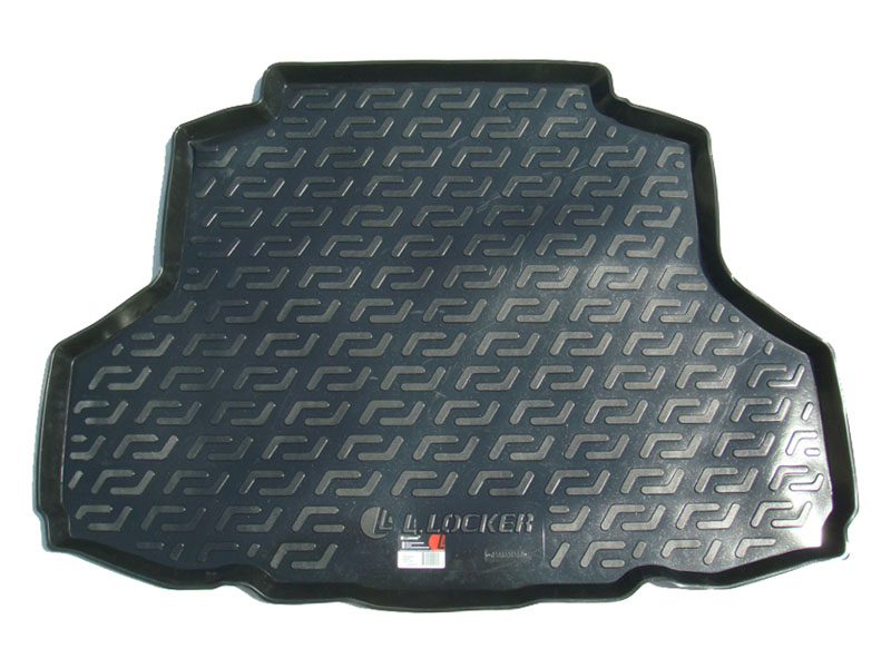 Коврик в багажник Mitsubishi Lancer '2003-2010 (седан) L.Locker (черный, пластиковый)