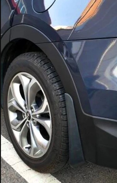Брызговики Hyundai Santa Fe '2012-2015 (задний левый, оригинальные, № 868412W000 ) Hyundai