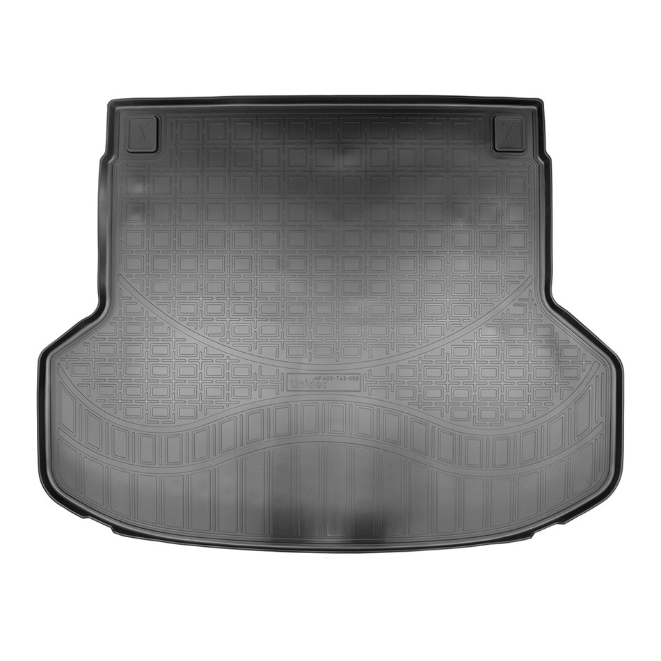 Коврик в багажник KIA Ceed '2018-> (универсал, без сабвуфера) Norplast (черный, полиуретановый)