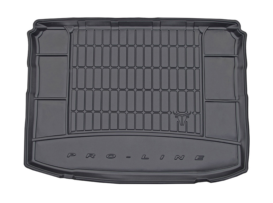 Коврик в багажник Citroen C4 '2004-2010 (хетчбек) Frogum (черный, резиновый)
