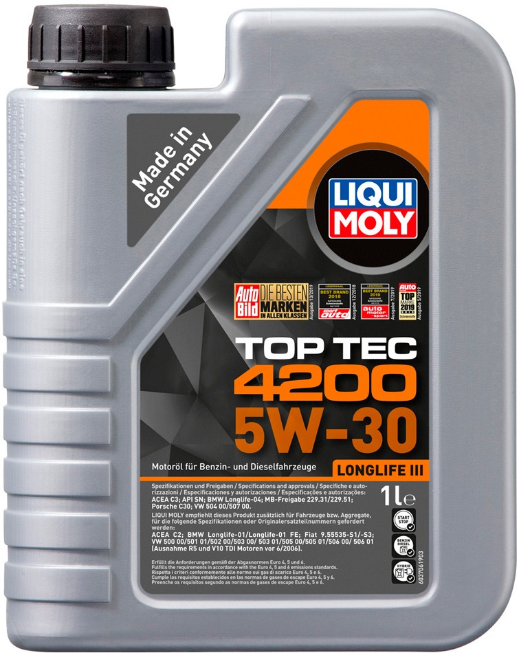 Масло моторное Liqui Moly Top Tec 4200 5W-30 1 л (7660)