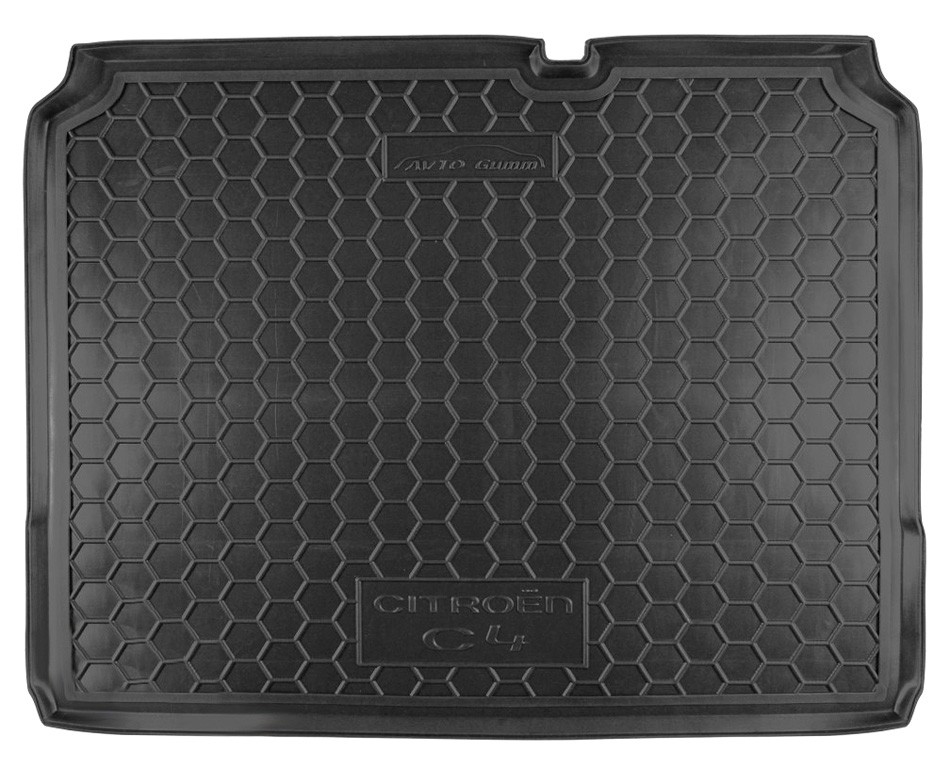Коврик в багажник Citroen C4 '2010-2020 (хетчбек) Avto-Gumm (черный, полиуретановый)