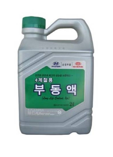 Антифриз Hyundai, Kia для системы охлаждения Long Life Coolant, 2 л, ориг.№ 07100-00200