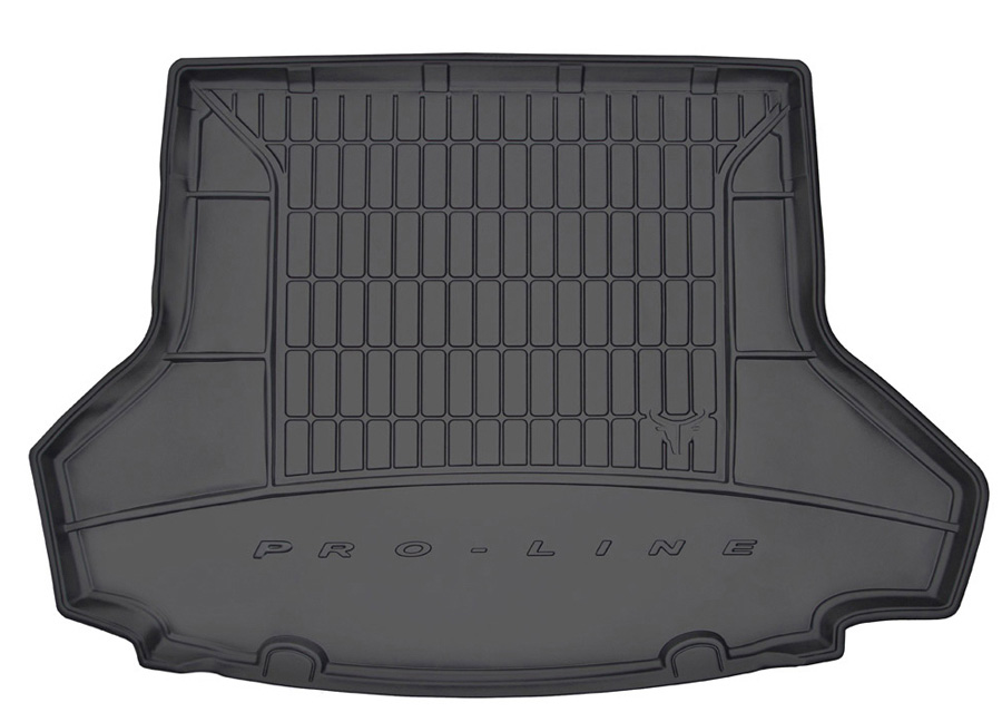 Коврик в багажник Toyota Auris '2012-> (универсал, с боковыми углублениями) Frogum (черный, резиновый)