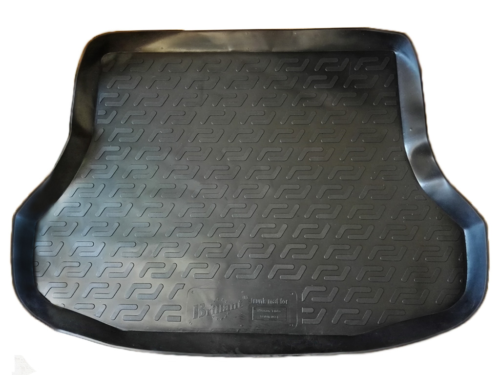 Коврик в багажник Nissan Tiida '2007-> (седан) L.Locker (черный, резиновый)